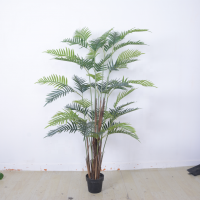 Wholesale Indoor Artificial Palm Tree Small Potted Palm Tree Bonsai