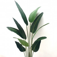 wholesale Artificial Leaves Plant Bonsai Trees Traveler Palm and Bird of Paradise