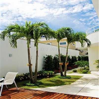 plant can be decorated outdoor Handmade plastic fiber coconut trees