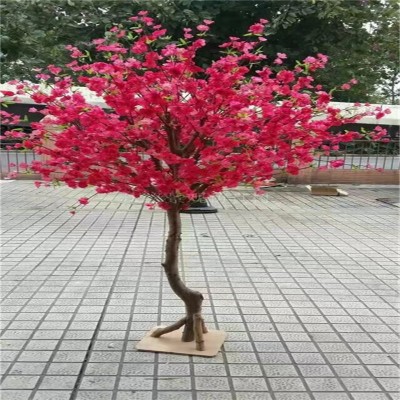 China manufacturing wholesale sales of 3-5 m high artificial peach tree