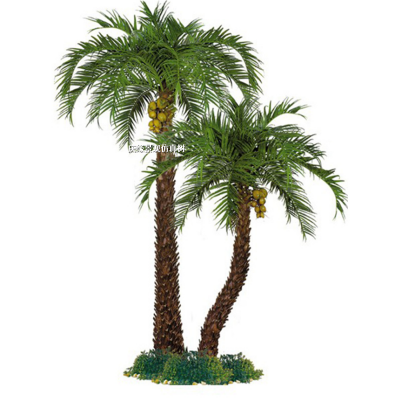 Good Price Artificial Outdoor Palm Tree 3m Coconut Ppalm Tree Wholesale Outdoor Fiberglass Artificial Coconut Palm Tree For sale