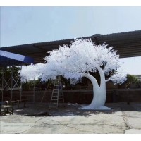 White Big Indoor Outdoor Decoration Artificial Plants ginkgo biloba Art Tree