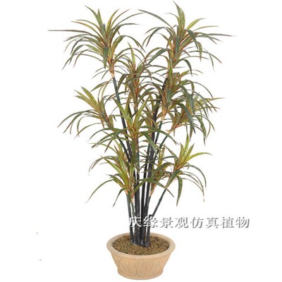 Miniature potted plants are popular indoor and outdoor artificial pine bonsai decoration, durable, anti-uv fading, bright color