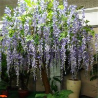 high simulation artificial wisteria flower tree for wedding decoration