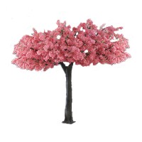 Factory hot sale fake artificial silk cherry blossom trees plastic artificial peach blossom tree for wedding decoration