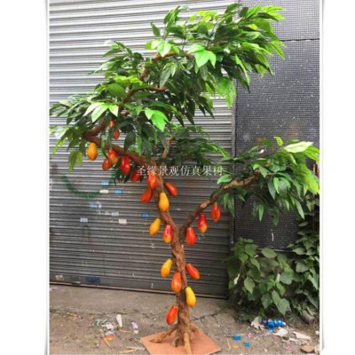 Plastic fruit trees artificial Papaya tree