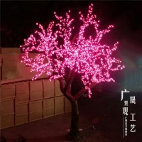 Lighting White LED artificial Cherry Blossom Tree for Wedding  shop Festival decoration