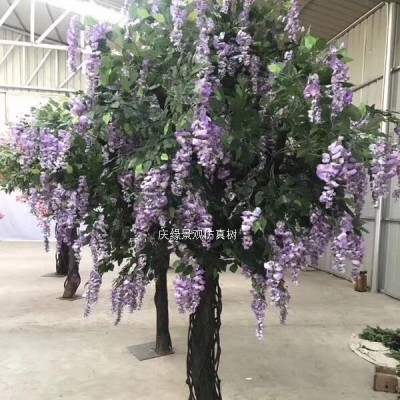 Large Artificial Flower landscape plant Wisteria Blossom Tree