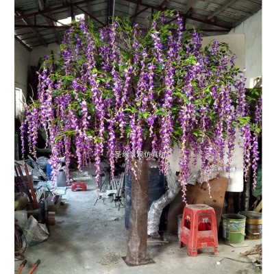 China nice artificial wisteria flower tree