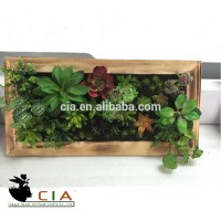 Factory price artificial plants hang on the walls artificial plant frame for wall decoration