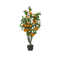 Indoor decoration large artificial fruit apple tree,real touched feeling fake apple tree plant