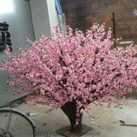 Wholesale high quality Imitation artificial peach blossom tree artificial peach tree for sale