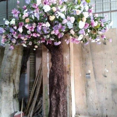 new design large decorative artificial magnolia flower trees