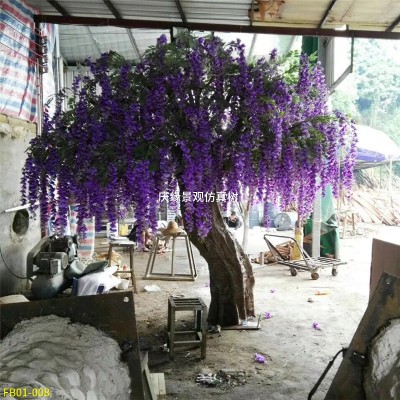 China wholesale artificial wisteria flower tree