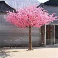 manufacturing wholesale sales 3-5 meters high artificial peach tree large anti-uv