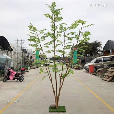 wholesale  bonsai tree High imitation artificial red maple tree