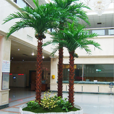 Good Price Artificial Outdoor Palm Tree 3m Coconut Ppalm Tree Wholesale Outdoor Fiberglass Artificial Coconut Palm Tree For sale