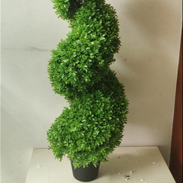 UV Artificial grass ball green ivy boxwood preserved boxwood topiary ball