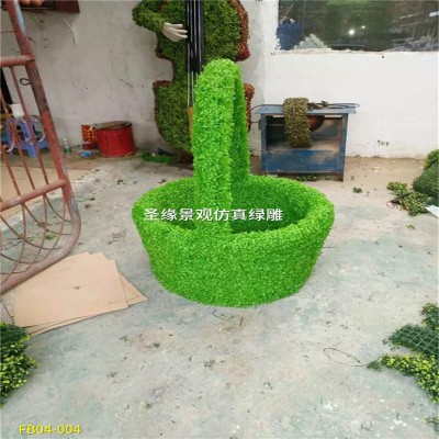 Guangzhou factory produces very durable large wire plant frames, artificial gardens, animal grass sculptures, uv protection