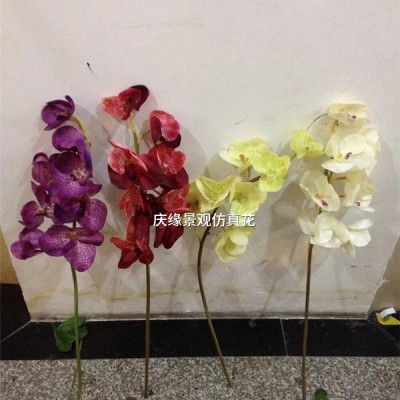 Wholesale colorful orchids silk orchids decoration wedding orchids