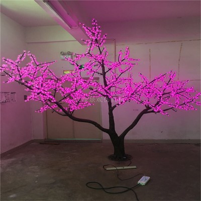 Hot sale Artificial park lighting cherry trees artificial lighting cherry trees shine night artificial cherry trees for outdoor